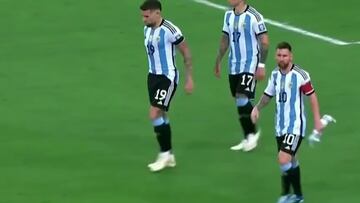 Va a dar la vuelta al mundo: Messi diciendo en medio de Maracaná que no se juega