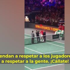 Djokovic se calienta en la Davis: “Aprende a respetar, ¡cállate!