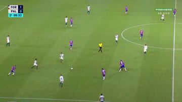 Endrick evita la roja por agresión y Palmeiras sigue líder