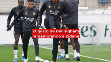 El detalle ¡®vintage¡¯ de Bellingham con el que sorprendi¨® en el entreno