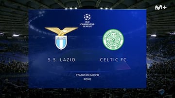 Resumen y goles del Lazio vs Celtic, jornada 5 fase de grupos de la Champions League