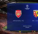 Resumen y goles del Arsenal vs Lens , jornada 5 fase grupos de la Champions League