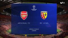Resumen y goles del Arsenal vs Lens , jornada 5 fase grupos de la Champions League