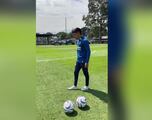 El golazo de Leo Suárez en el entrenamiento del América