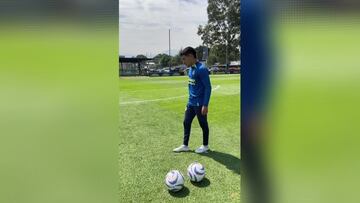 El golazo de Leo Suárez en el entrenamiento del América