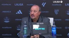 El inicio de Benítez que ya es historia de LaLiga en la crítica a los árbitros: ni siquiera hubo pregunta...