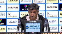 Imanol se harta de las palabras de Xavi y entrenadores rivales: “Estoy cansado, no me vale”