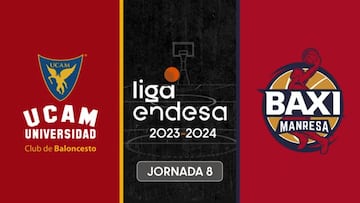 Resumen del UCAM Murcia vs. BAXI Manresa, jornada 8 de la Liga Endesa