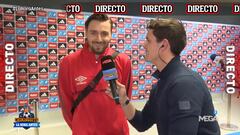 La respuesta de Dimitrievski a Vinicius en zona mixta: “Le daría un abrazo”