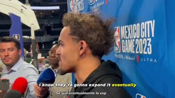 Trae Young se frota las manos en México: “No sólo quiero entretener, quiero ganar”