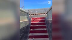 Vean el irreconocible aspecto del Camp Nou por las obras