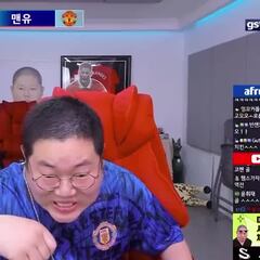 De traca: la reacción de un streamer coreano del United cuando les meten el 4-3