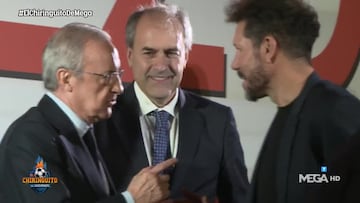 La conversación de Florentino y Simeone por el gol de su hijo en el Bernabéu