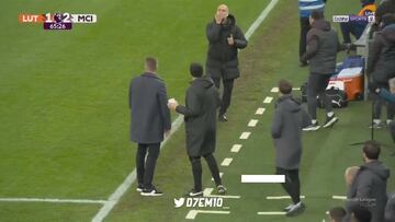 Está tenso como nunca en el City: el gesto de Guardiola tras el 1-2 del City