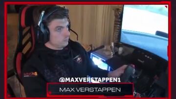 Le ponen a Verstappen el himno de su país mientras juega al F1 y su reacción sorprende