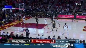El hijo de LeBron debuta en la Universidad y lo primero que hace es esto: tremendo lo que viene