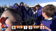 El técnico del Espanyol pierde con el Barça y cómo le habla a sus niños es para ponérselo a todos los entrenadores