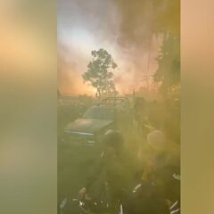 ¡Piel chinita! Llegada del América al Estadio Azteca fue un carnaval