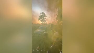 ¡Piel chinita! Llegada del América al Estadio Azteca fue un carnaval