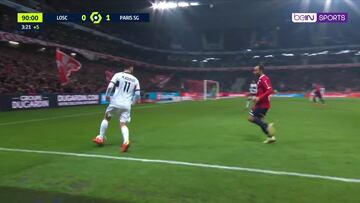 En el 94′ no se puede hacer esto: el error de Asensio que acabó en el 1-1 del Lille