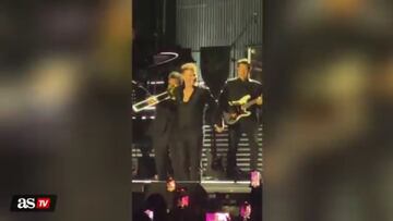 El gesto de Luis Miguel al estilo de Cristiano Ronaldo