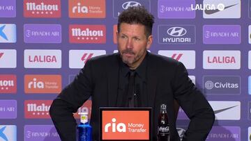 La pregunta que dejó a Simeone totalmente descolocado