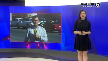 Conductora mexicana se desmaya en noticiero en vivo