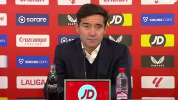 La crítica de Marcelino al VAR tras lo sucedido en Sevilla: “Es una chorrada...”
