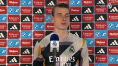 La ‘broma’ de Lunin ante los micrófonos de Real Madrid TV que desencaja a cualquiera