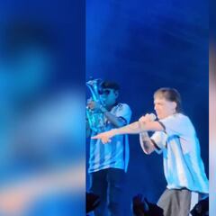 Peso Pluma se pone la camiseta de Argentina y revienta con el “Muchachos”