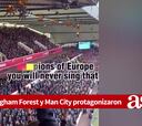 La batalla de cánticos por parte de Fans del City y de Nottingham Forest que se ha vuelto viral