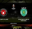 Resumen y goles del Midtjylland vs Sporting de dieciseisavos de final de la Europa League