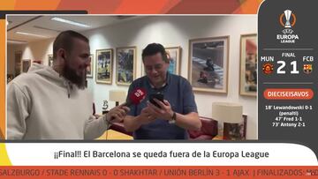 La reacción en caliente de Roncero al KO de Barça en Europa League: “Xavi, quédate”