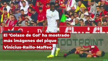 No se había visto aún: los 3 golpes de Vinicius a Maffeo y Ancelotti encarándose con él