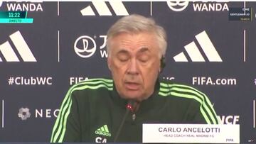 Ancelotti salta como pocas veces con el tema de Vinicius: “Es la víctima”