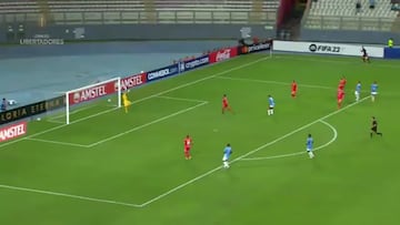 El golazo de Lora que hizo explotar el estadio Nacional