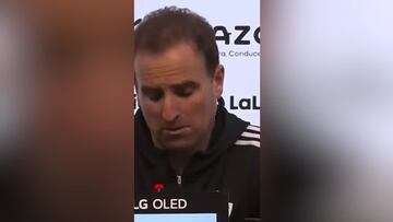 Las duras declaraciones de Arrasate por el arbitraje: “Se me hace difícil seguir creyendo”