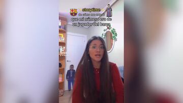 Una tiktoker descubre que tiene el número de un jugador del Barça...¡por el Madrid!