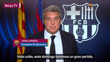 Laporta da la cara: “Tengo ganas de contaros quién, por qué y cómo están orquestando esta camapaña”