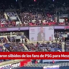 Video: El parque de los príncipes recibe a silbidos y gran indiferencia a Messi