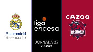 Resumen del Real Madrid vs Baskonia, jornada 23 de la Liga Endesa