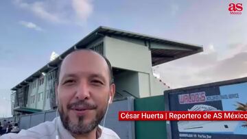 La Selección Mexicana reconoce la cancha del Franklin Essed en Surinam