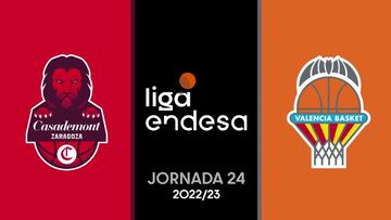 Resumen del Zaragoza vs Valencia Basket, jornada 24 de la Liga Endesa