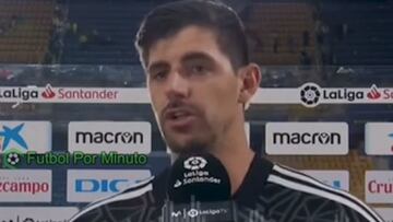 Indirecta de Courtois a sus rivales: “Los otros dos equipos juegan de sábado a sábado”