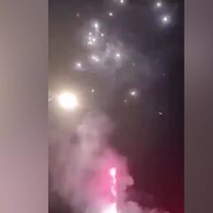 La ‘fiesta’ de los tifosi del Nápoles en el hotel del Milan