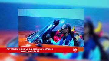 Rey Mysterio derrota a Dominik Mysterio en WrestleMania 39, con ayuda de Bad Bunny