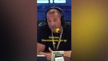 Carreño, sin filtro con el gesto de Vinicius que ha copiado a Cristiano: “Da vergüenza ajena...”