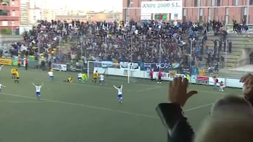 El final de partido m¨¢s lamentable: gol en el ¨²ltimo minuto y un gesto que est¨¢ dando que hablar