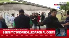 Agreden al Ministro de Seguridad de Buenos Aires, Sergio Berni