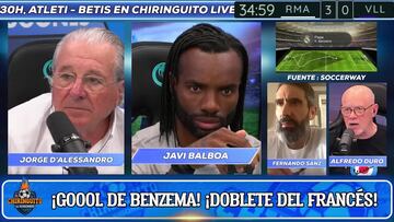 Van a salir decenas de memes: la reacción de D’Alessandro al golazo de Benzema